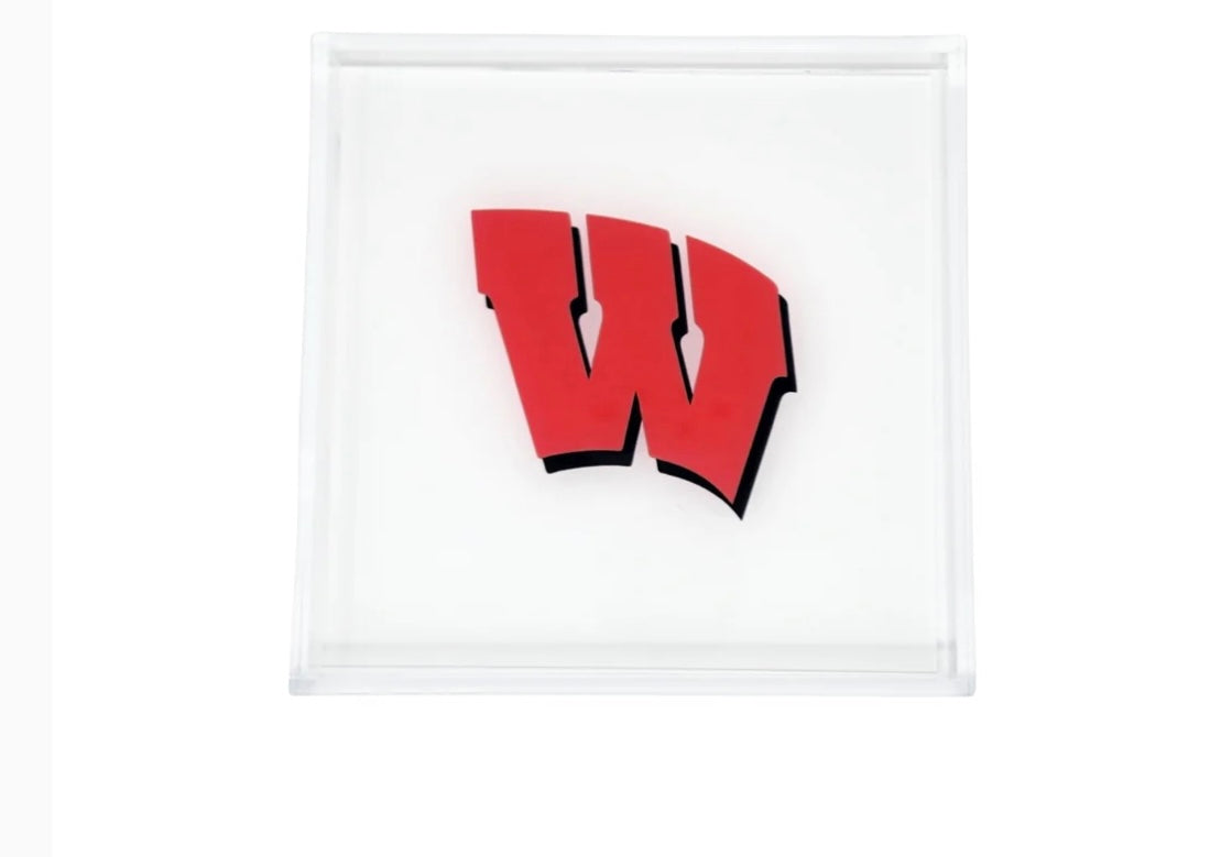 Acrylic logo college tray