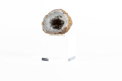 geode on acrylic base side view