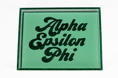 College Sorority Acrylic Tray