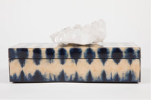 Load image into Gallery viewer, Blue Ikat Pencil Box
