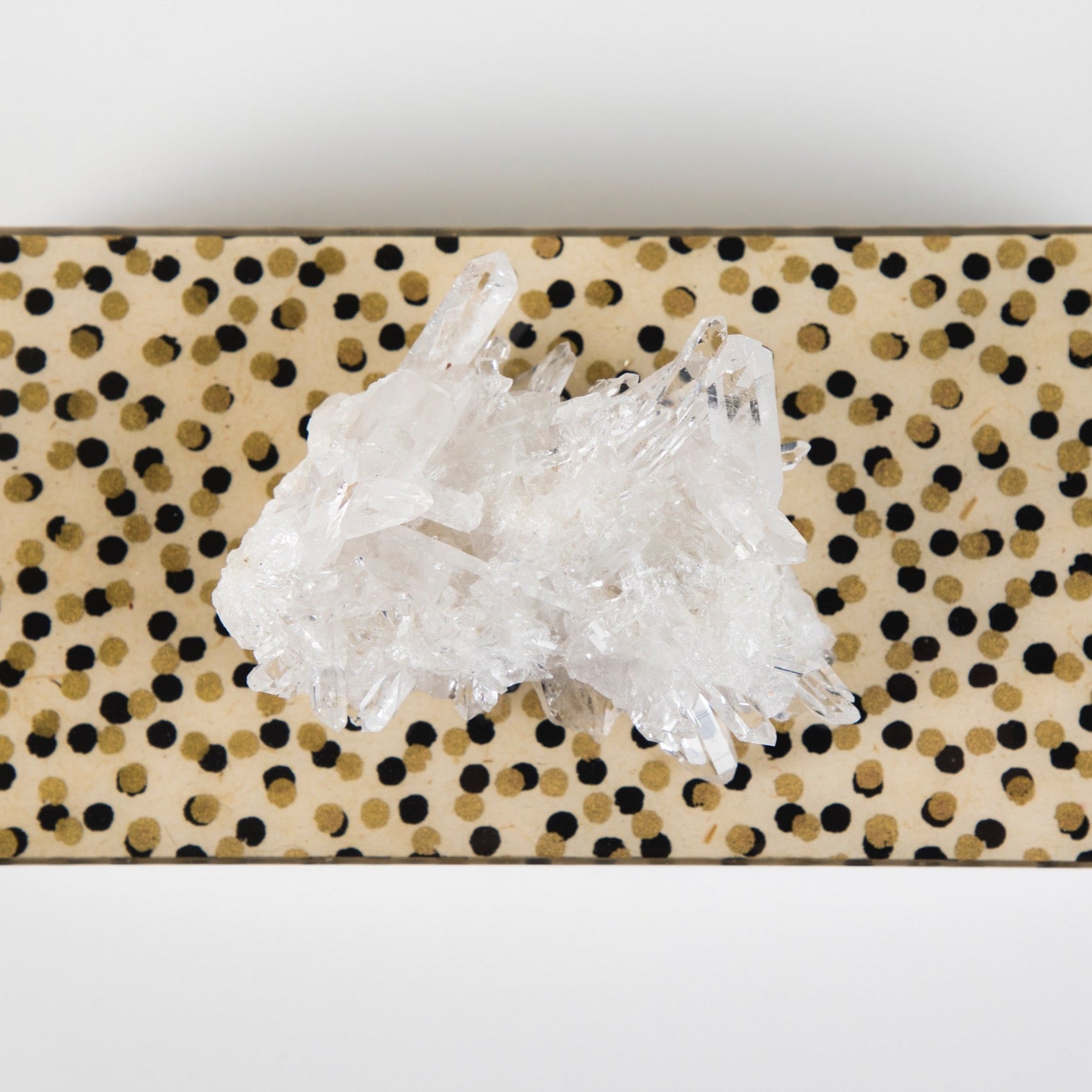 dalmation box with quartz top view