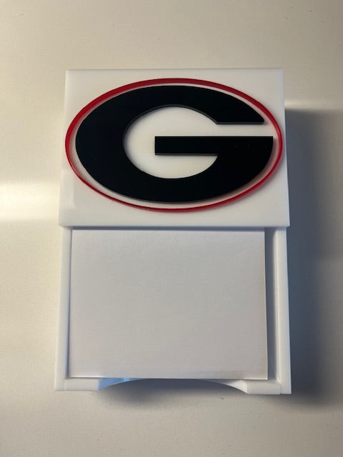 Georgia logo acrylic notepad tray