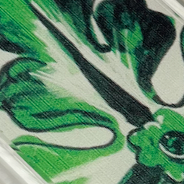 Green and white Dolce mahjong carrying case with full set of tiles, acrylic pushers and instructions for the game 