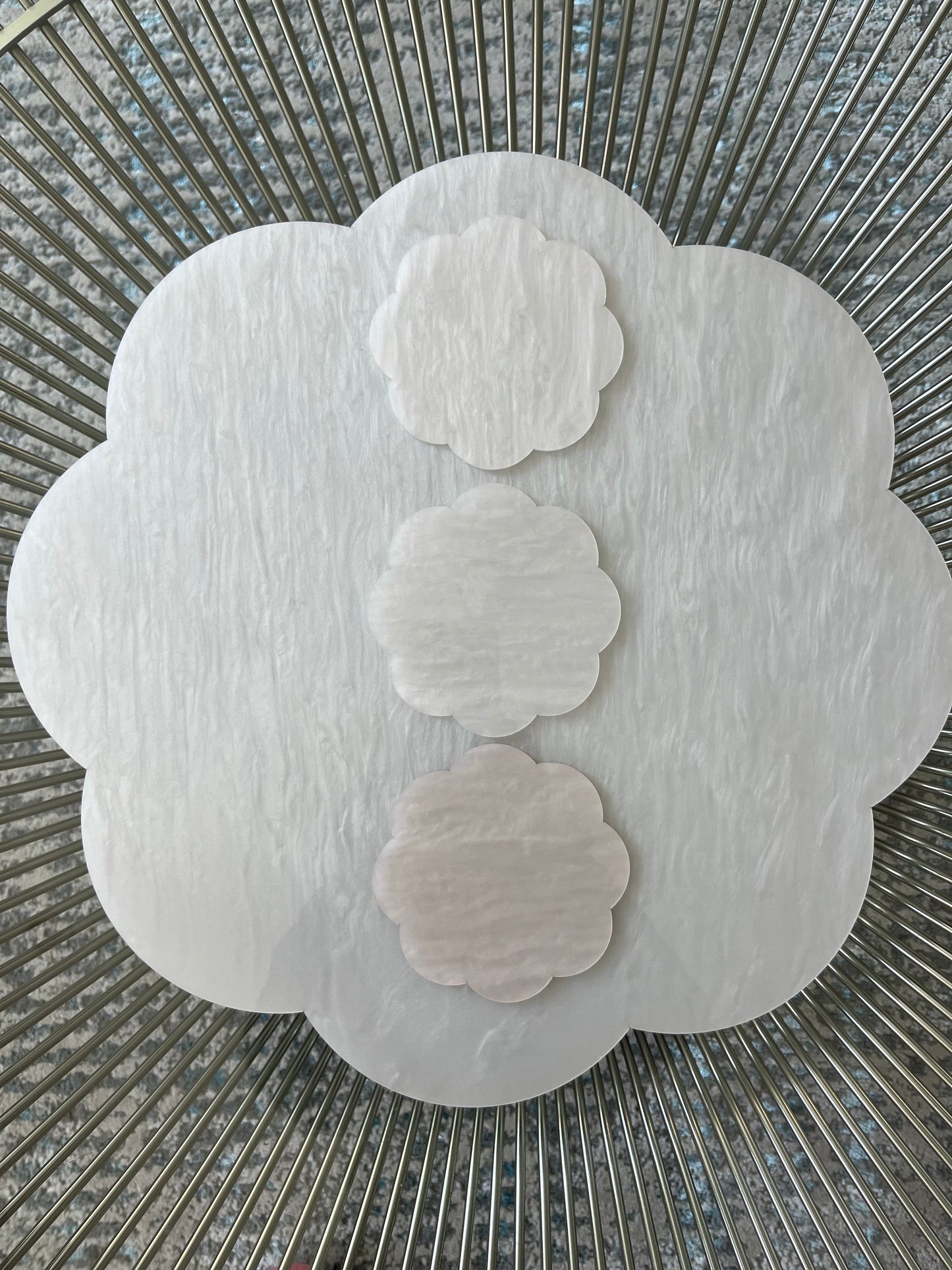 Scallop Coasters - Set of 4