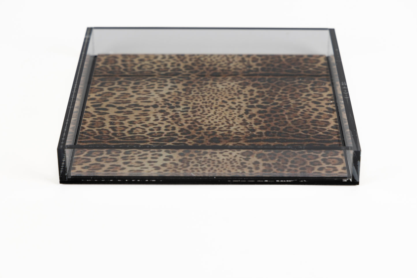 Leopard Acrylic Rectange Tray