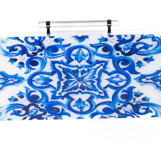 Mini travel mahjong set with dolce print acrylic case-8f1c58af69b1