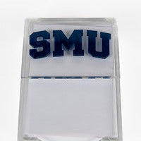 SMU college acrylic notepad tray blue