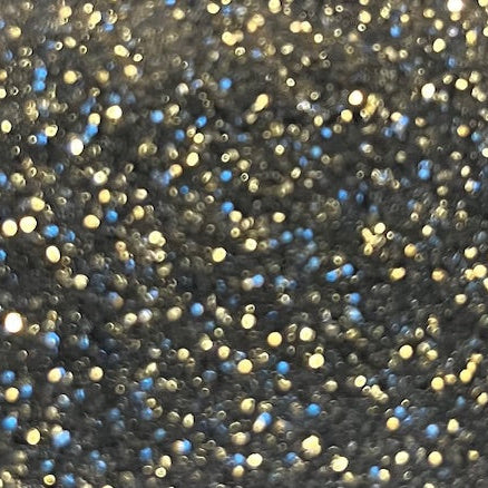 Silver Glitter mahjong carrying case with full set of tiles, acrylic pushers and instructions for the game 