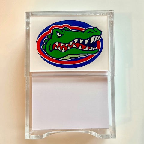 University of Florida acrylic notepad college tray