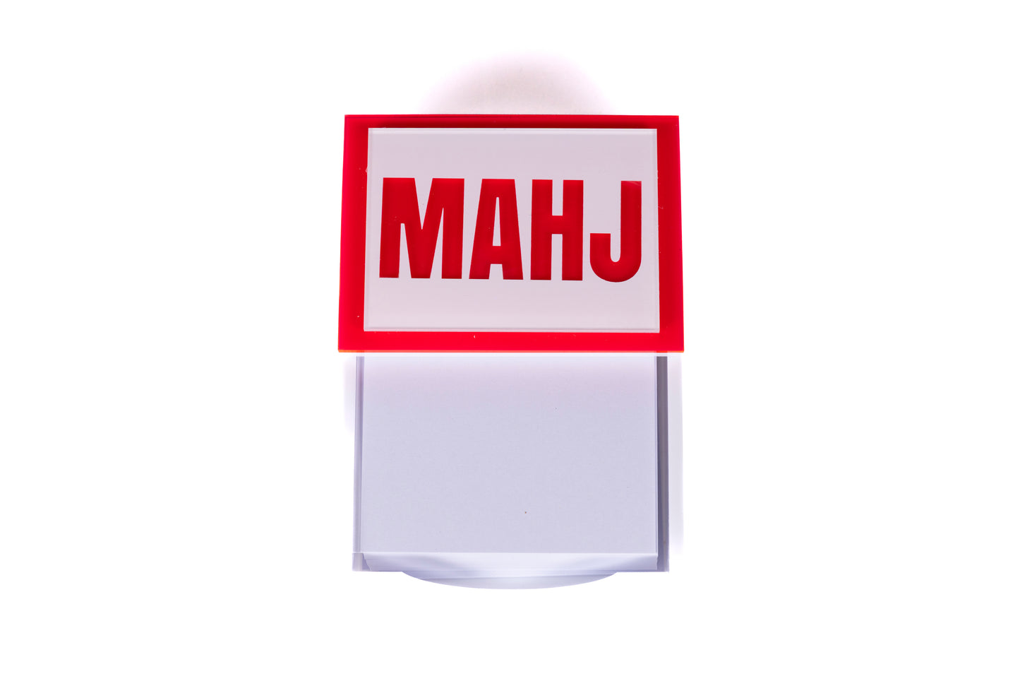 acrylic mahjong notepad holder for the mahjong lover. Available in all colors 