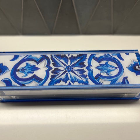 dolce blue acrylic rummikub set
