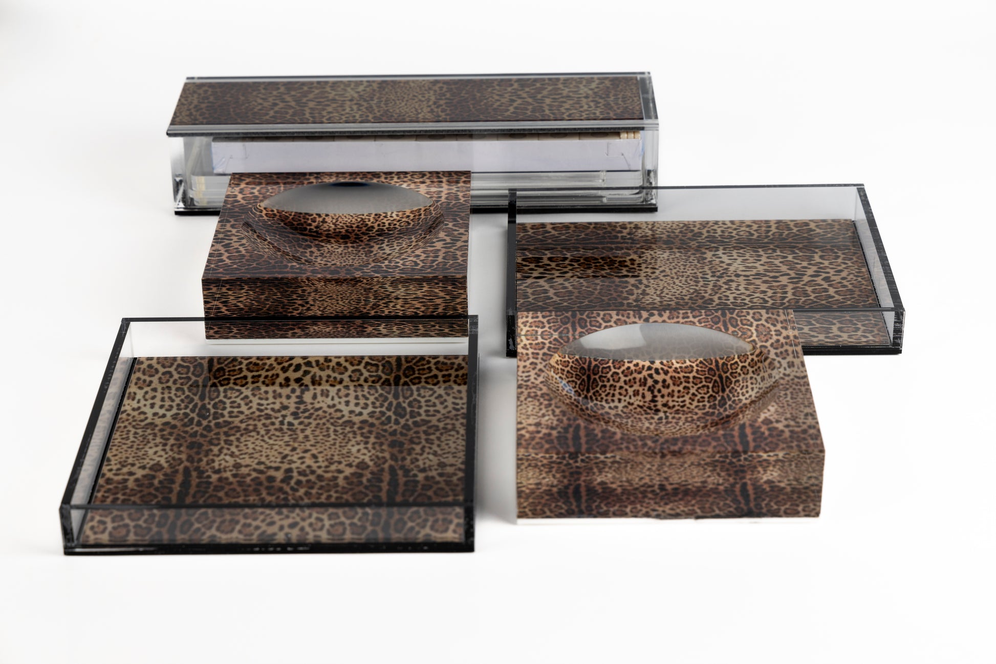 leopard acrylic collection 