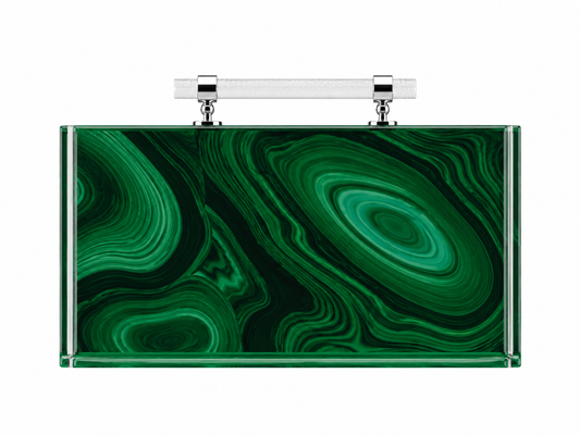 malachite green acrylic case with mahjong set included 