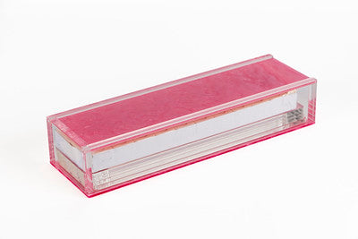 pink marble acrylic rummikub set