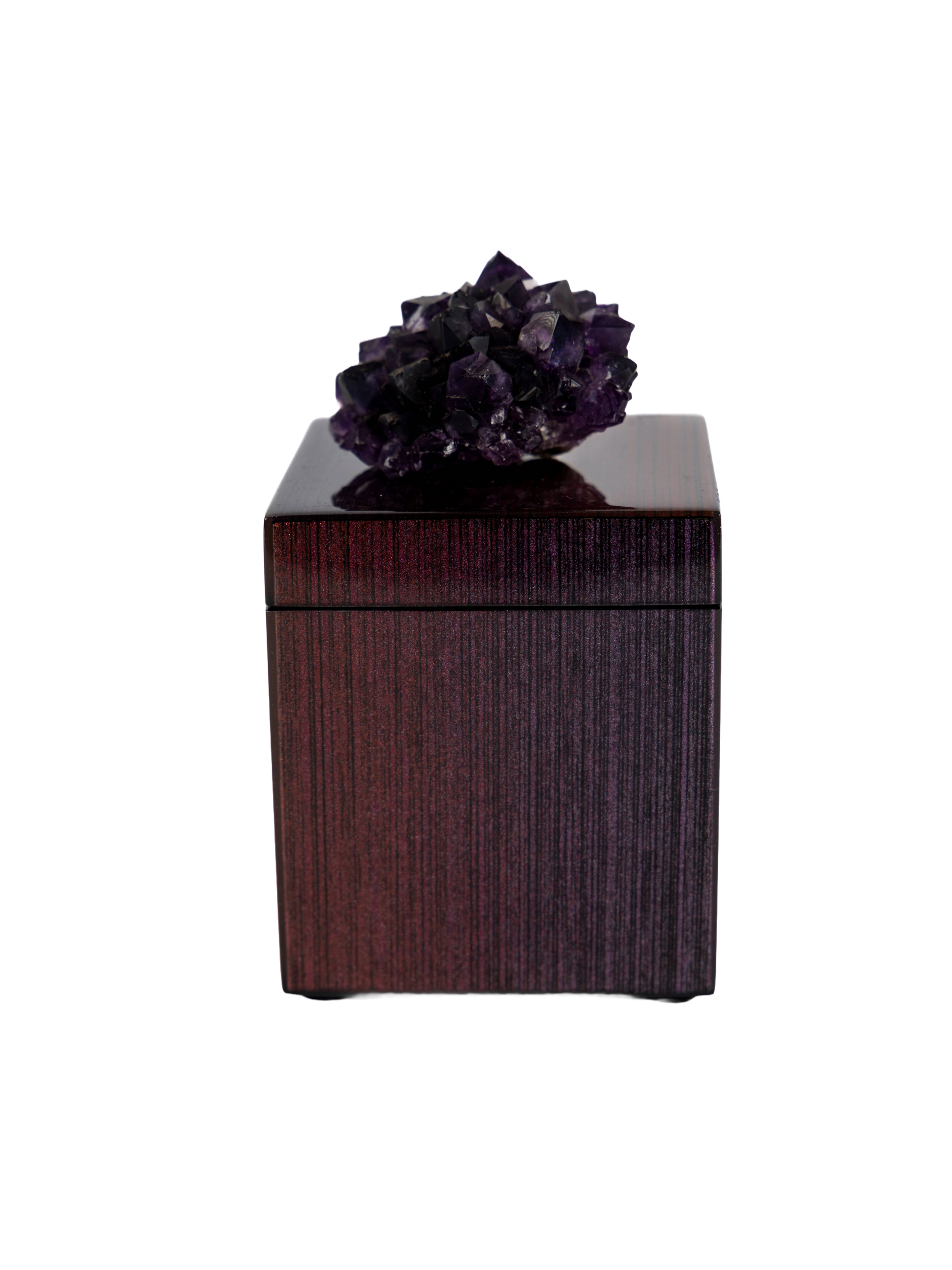 no background amethyst ruby ombre box